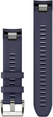 Siliconen horlogeband Garmin 22mm (voor Garmin MARQ), blauw V2, QuickFit, 010-13225-02