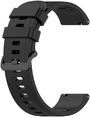 Siliconen bandje Amazfit 20mm, zwart, Quick Release