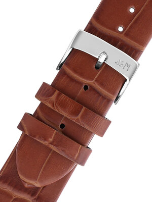 Lederen riem Morellato Clean 5754D80.041 M, bruin, gerecycled materiaal