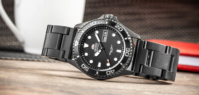 Stalen armband Ricardo Vacone, zwart