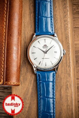 leren horlogeband Ricardo Todi, blauw V1