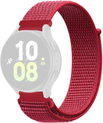 Snelspanband 20 mm, nylon, rood, universeel