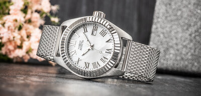 Stalen armband Ricardo Milano, zilveren, Milanees