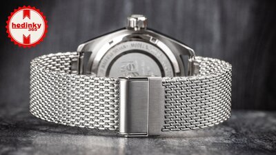 Roestvrijstalen horlogeband Ricardo Milano, zilver, Milanese horlogeband