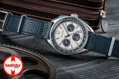 Bulova Lunar Pilot Quartz Chronograph 98K112 (+ vervangende horlogeband)
