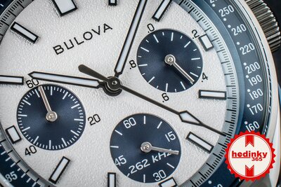 Bulova Lunar Pilot Quartz Chronograph 98K112 (+ vervangende horlogeband)