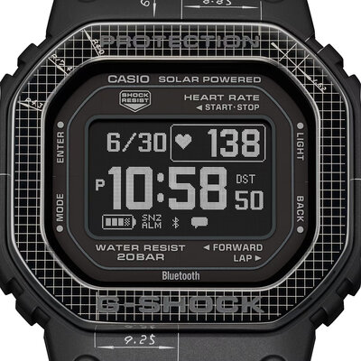 Casio G-Shock G-Squad DW-H5600EX-1ER (+ 2x vervangende horlogeband)