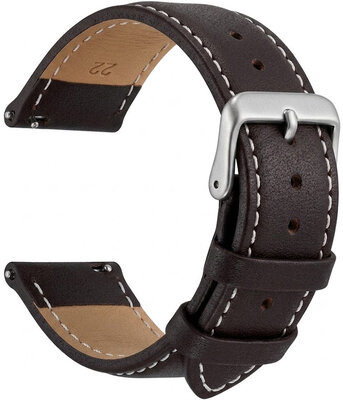 Leren horlogeband Ricardo Imola, bruin V2, Quick Release