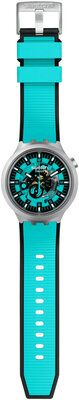 Swatch Big Bold Irony SB07S111 (in de kleur Tiffany Blue)