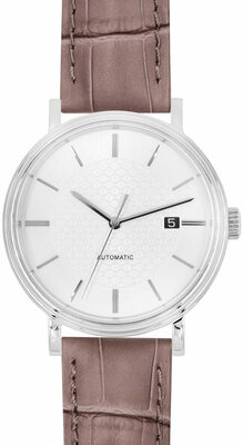 leren horlogeband Hirsch Duke L 01028037-1, bruin, kalfsleder, lengte L, Quick Release