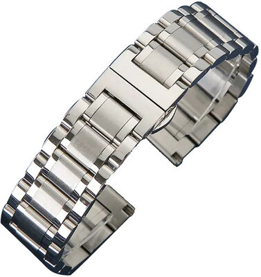 Zilver stalen armband Ricardo Montorio, vlindersluiting