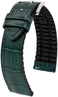 Groene riem Hirsch Paul L 0925028040-2 (Kalfsleer / natuurrubber)