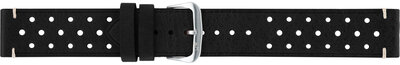 Leren horlogeband Morellato 5807B71.019 M, zwart, gerecycled materiaal