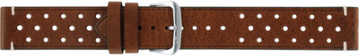 Leren horlogeband Morellato 5807B71.041 M, bruin, gerecycled materiaal