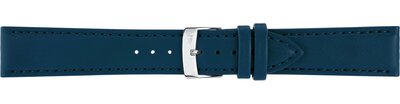 Leren horlogeband Morellato Edera 5804419.062 M, blauw, eco-leer