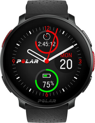 Polar Vantage V3 Night Black, maat S-L