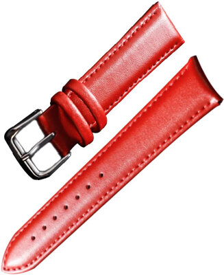 Leren horlogeband Ricardo Chieti, rood