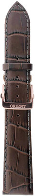 Leren horlogeband Orient UL015012P0 22mm (voor model RA-AK00), bruin