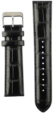 Leren horlogeband Orient UDEUXSB 22mm (voor model RA-AB00), zwart