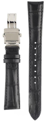 Leren horlogeband Orient UL005011J0 17mm (voor model RA-KA00), zwart