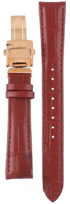 Leren horlogeband Orient UL005015P0 17mm (voor model RA-KA00), rood
