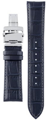 Leren horlogeband Orient UL009012J0 21mm (voor model RA-AS00), blauw