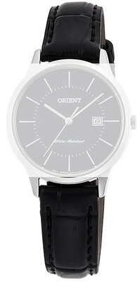 Leren horlogeband Orient UL00F011J0 14mm (voor model RF-QA000), zwart