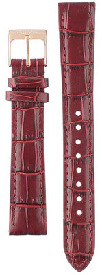 Leren horlogeband Orient UL00H015P0 16mm (voor model RA-NB01), rood