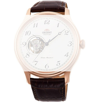 Leren horlogeband Orient UL016011P0 20mm (voor model RA-AG00), bruin