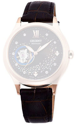 Leren horlogeband Orient UL019011P0 17mm (voor model RA-AG001), bruin