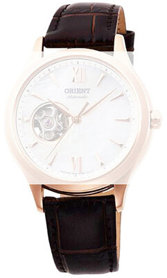 Leren horlogeband Orient UL019021P0 17mm (voor model RA-AG002), bruin