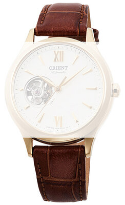 Leren horlogeband Orient UL019024K0 17mm (voor modellen RA-AG002, RA-AG07), bruin