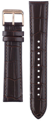 Leren horlogeband Orient UL020015P0 20mm (voor model RA-AS01), bruin