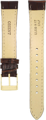 Leren horlogeband Orient UL030011G0 17mm (voor model RA-AC00), bruin
