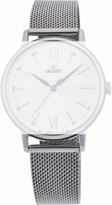 Roestvrijstalen horlogeband Orient UM00C112J0 16mm (voor model RA-QC17), zilver, Milanese