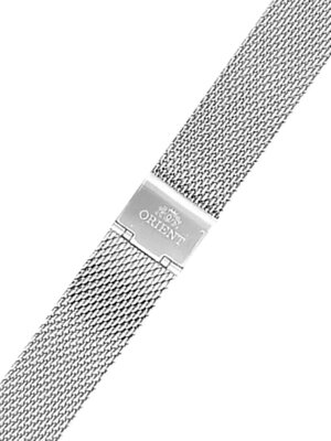 Roestvrijstalen horlogeband Orient UM00F112J0 20mm (voor model RA-AC0E), zilverkleurig, Milanese