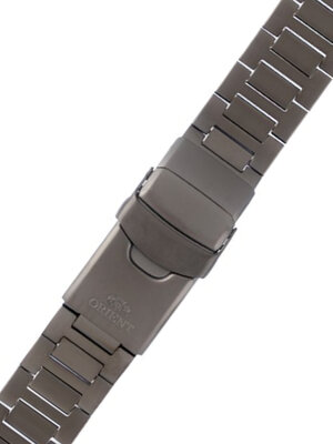 Roestvrijstalen horlogeband Orient UM00J117N0 20mm (voor model RA-AC0L), zwart