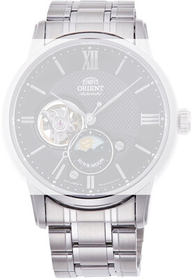 Roestvrijstalen horlogeband Orient UM010111J0 21mm (voor model RA-AS00), zilver