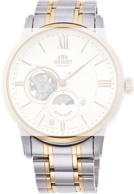 Roestvrijstalen horlogeband Orient UM010111Z0 21mm (voor model RA-AS00), bicolor