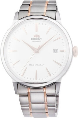 Roestvrijstalen horlogeband Orient UM020111R0 21mm (voor modellen RA-AC00, RA-AG04), bicolor