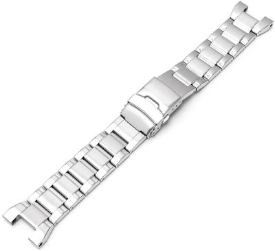 Roestvrijstalen horlogeband Ricardo Robbio (voor Casio G-Shock G-Steel GST), zilver
