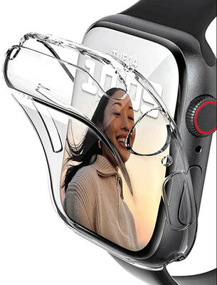 Beschermhoes (pro Apple Watch 44mm), siliconen, transparant