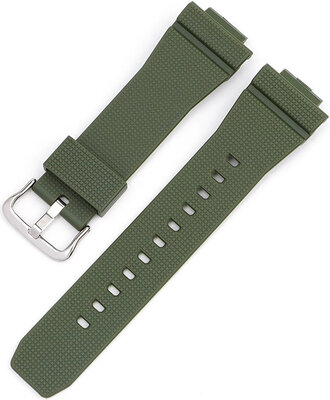 Siliconen horlogeband Ricardo Latisana 16mm (voor Casio G-Shock GA-2100/GA-2110, DW-5600, GW-6900), groen