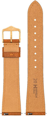 Bruin leren band Hirsch Giffone L 01875070-1 (Teletina)