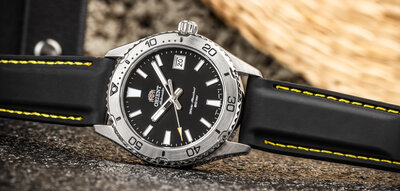 Siliconen bandje Ricardo Fermo, zwart V2