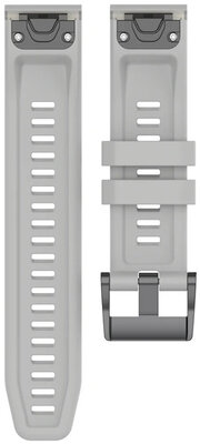 Siliconen bandje Ricardo 20mm (pro Garmin Fenix 8/7S/6S (43mm), aj.), grijs V1, QuickFit