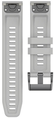 Siliconen bandje Ricardo 26mm (pro Garmin Fenix 8/7X/6X (51mm), Tactix aj.), grijs