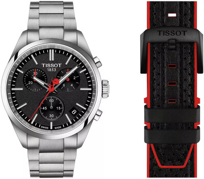 Tissot PR 100 Chronograph Quartz 2024 T150.417.11.051.01 La Vuelta 2024 Limited Edition (+ vervangende horlogeband)