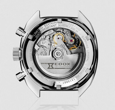 Edox Sportsman Automatic 08202-3g-gin Limited Edition 600pcs (+ reserveriempje)