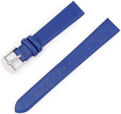 Leren horlogeband Ricardo Vicenza, blauw